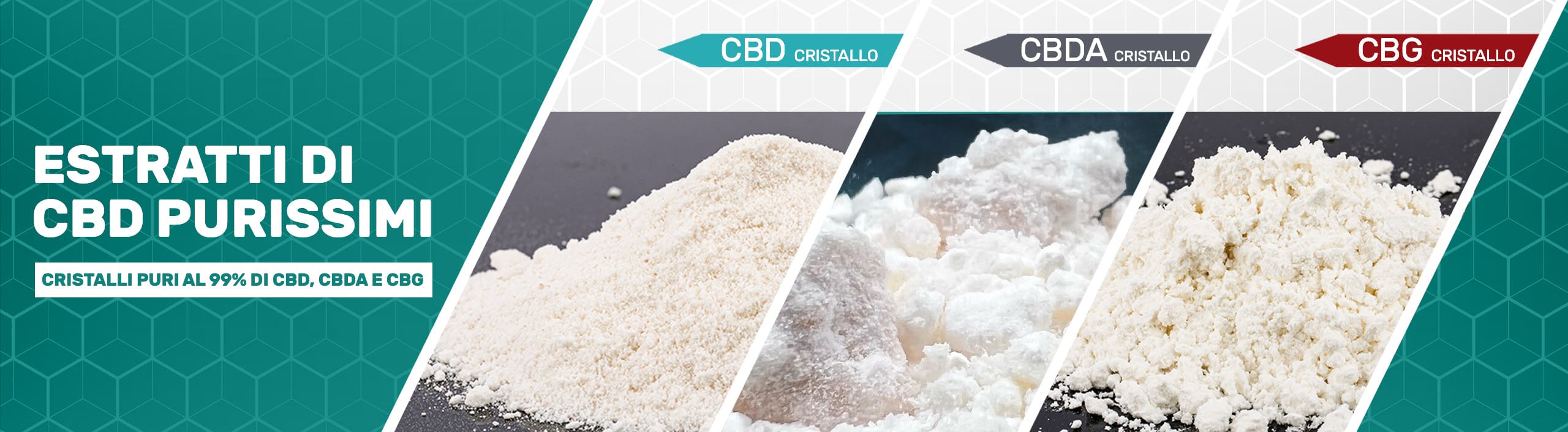 Varietà di estratti di cannabis purissimi