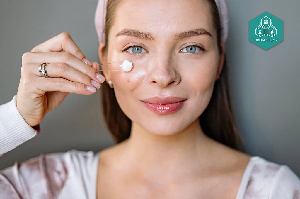 Revitalize your skin with our CBD face cream.