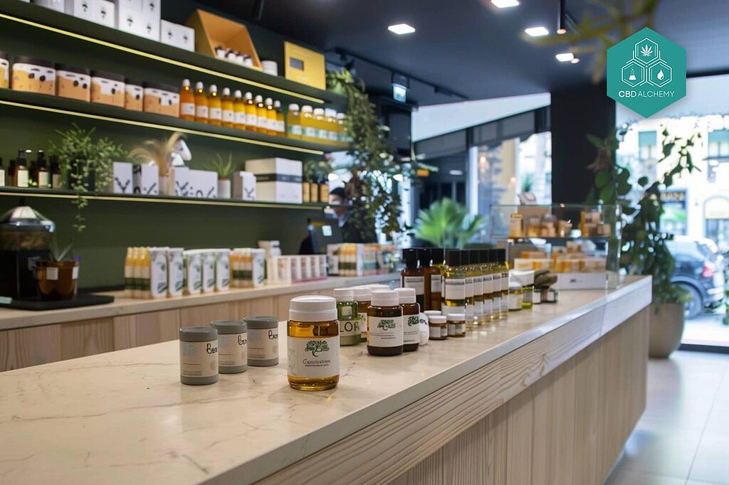 Accessible luxury at CBD Shop Torrelavega, a must visit.