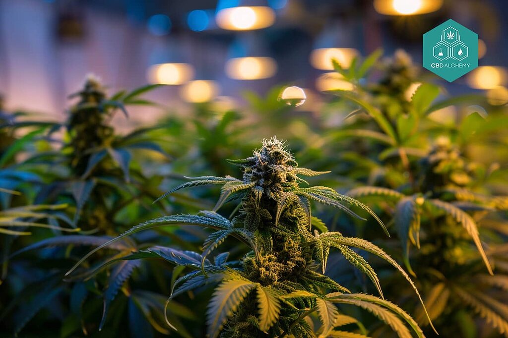 Indoor CBD flowers: Precision-grown for a premium experience.
