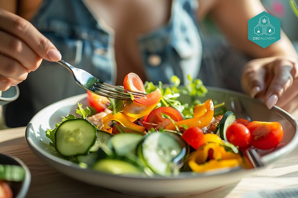 CBD Amnesia flowers: Stimulates appetite and reduces nausea.