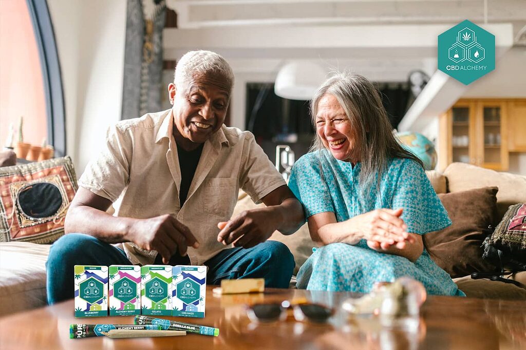 Benefits of smoking CBD: Why choose it? Illustration of a relaxed person enjoying the benefits of smoking CBD