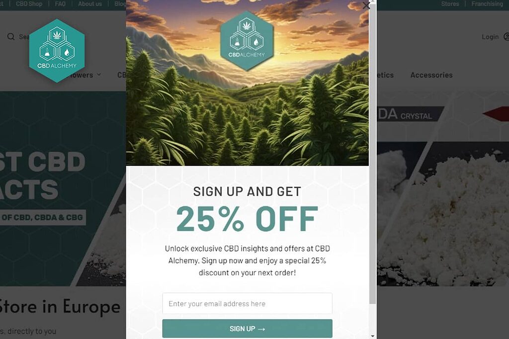 Take advantage of our deals on CBD flower and hashish in the online store.