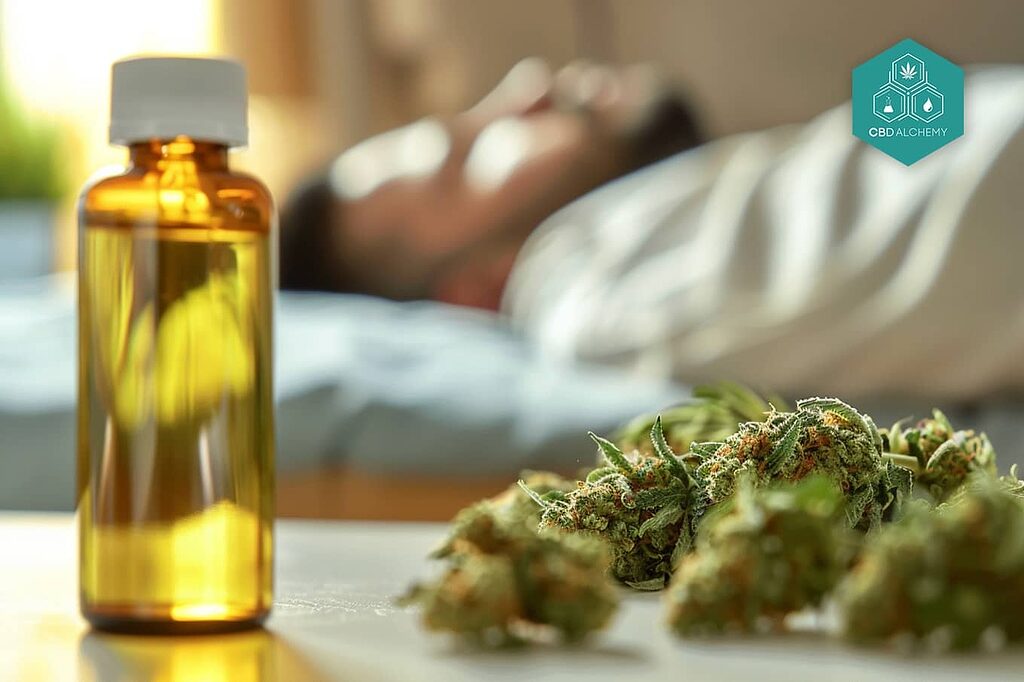 Enjoy a hemp infusion to help you fall asleep.