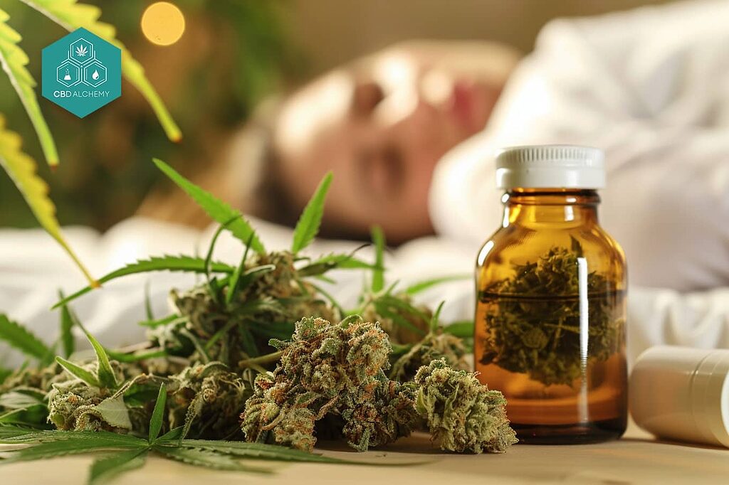 CBD infusion for sleep: relaxing properties of hemp.