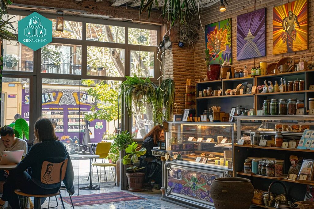 Fresh and legal CBD buds in Madrid.