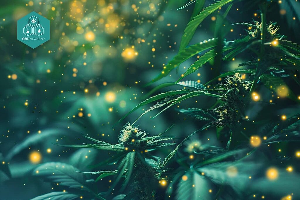 CBD buds: high levels of cannabidiol.