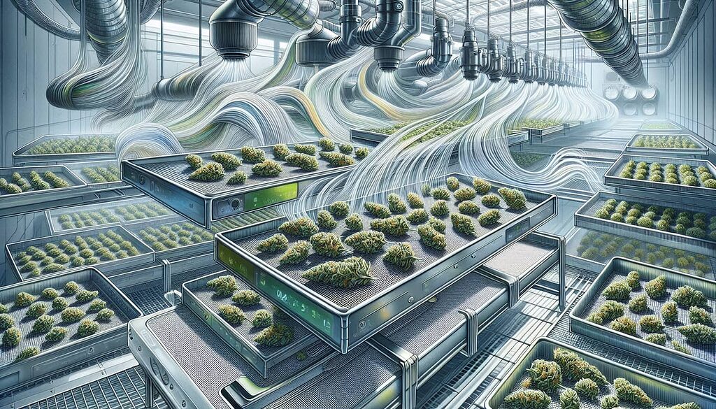 Controlling the environment during marijuana drying