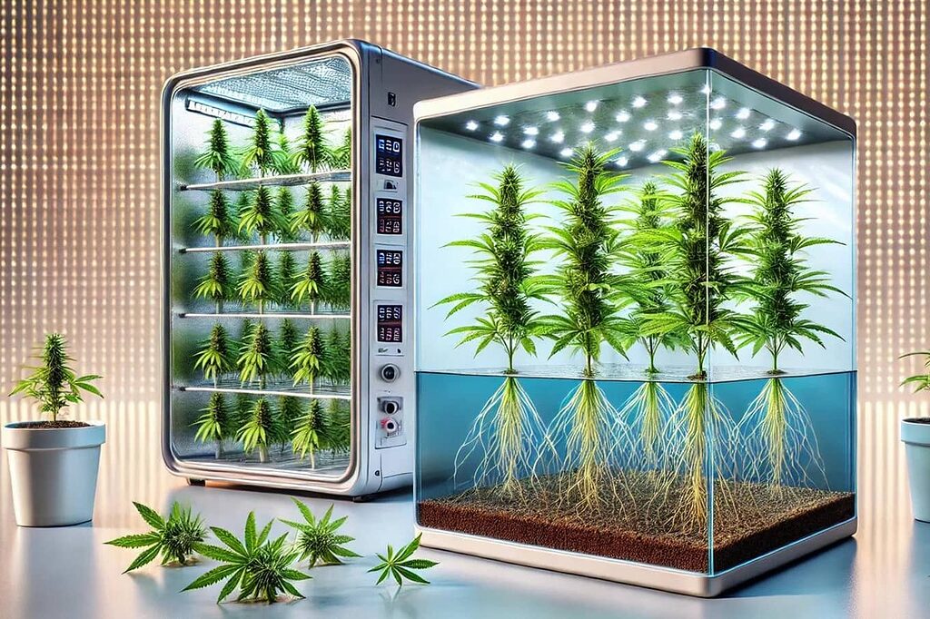 Hydroponic growing systems optimized for Kush varieties.