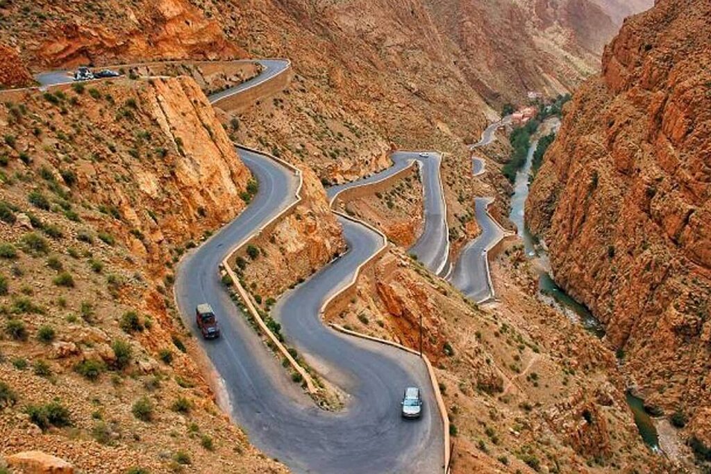 Unity Route, the scenic road to Ketama Morocco.