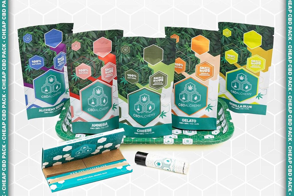 Cheap CBD pack with assorted products, find out which format works best for you.
