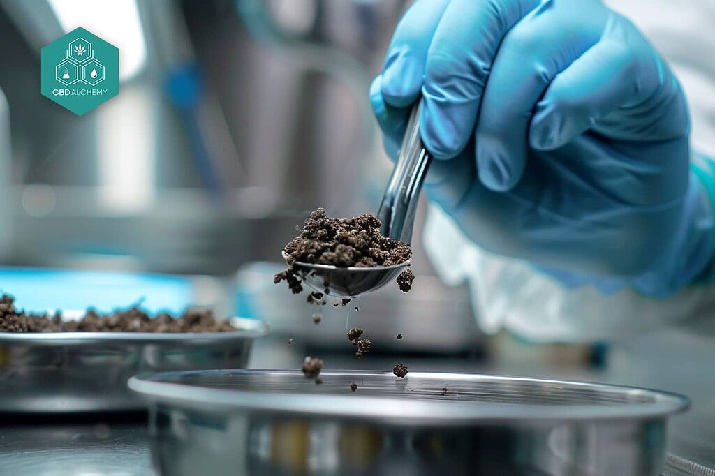 Third-party laboratory analysis verifies CBD content, the legal level of THC (THC) and CBD content