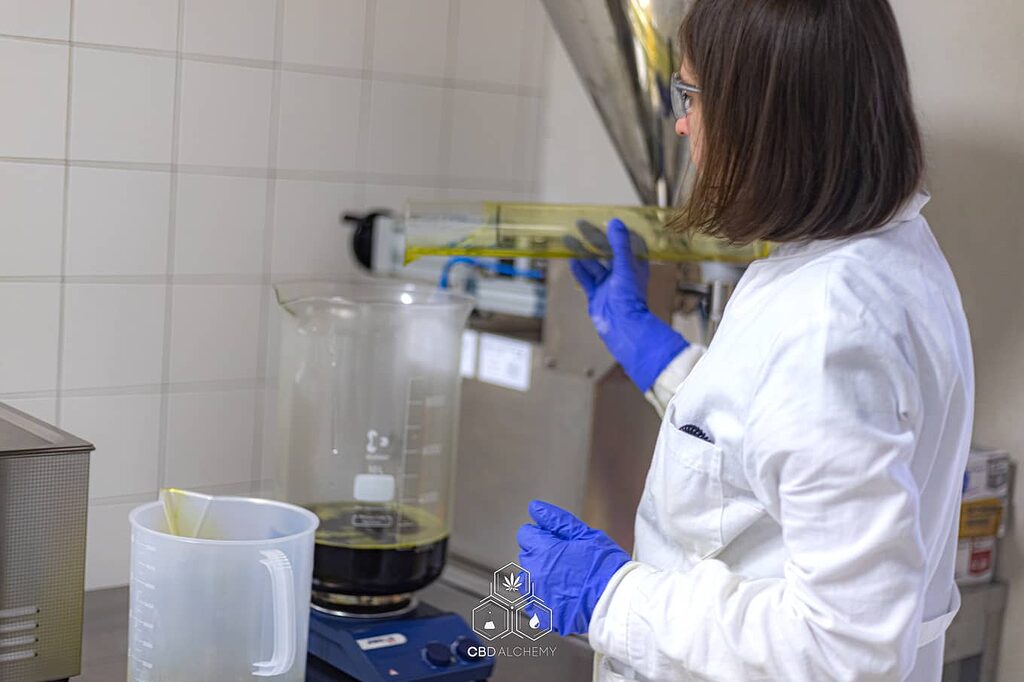 Unsere Alchemisten bei der Innovation in unserem Labor