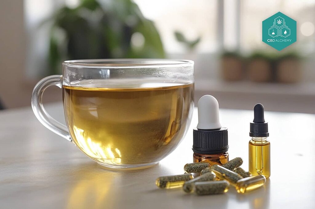 Hemp tea in traditional medicine.