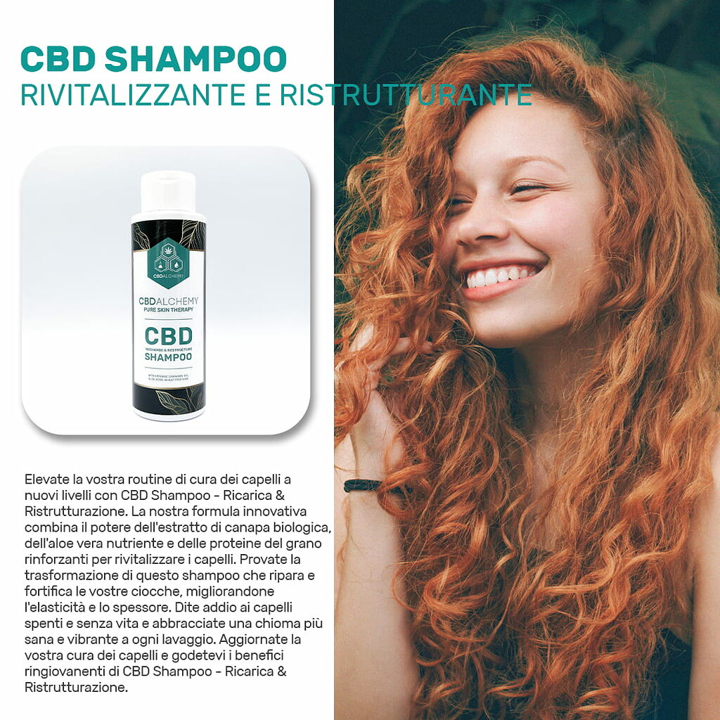 Shampoo al CBD di CBD Alchemy