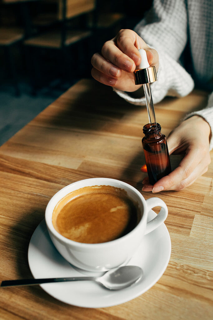 CBD oil can be taken sublingually or added to food or drinks.