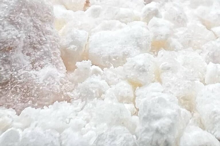 Pure CBDA crystals, extracted directly from the cannabis plant