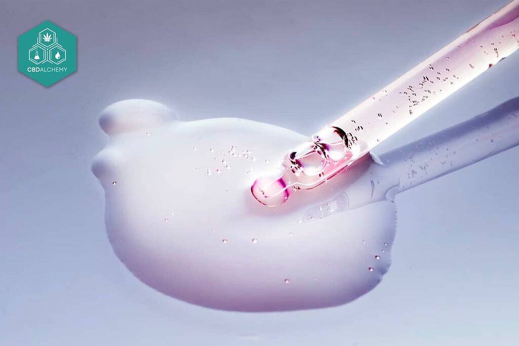 Unlock the benefits of niacinamide in anti-aging serums: Refine pores, even skin tone, and strengthen the barrier with CBD Alchemy's Anti-age Face-Eye Lift CBD Serum.