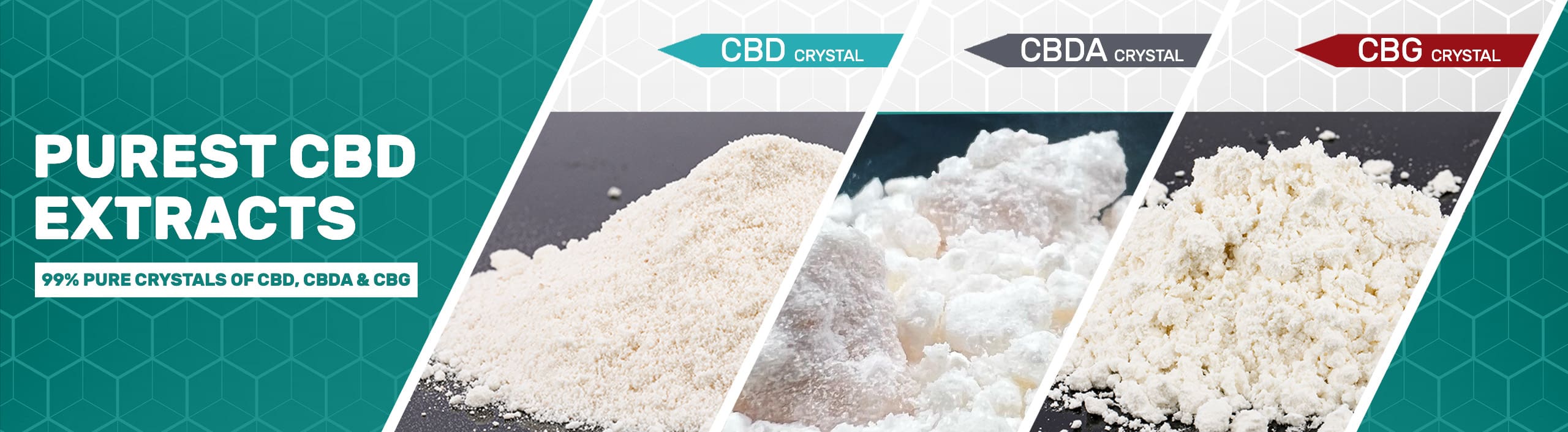 Variety of the purest cannabis extracts