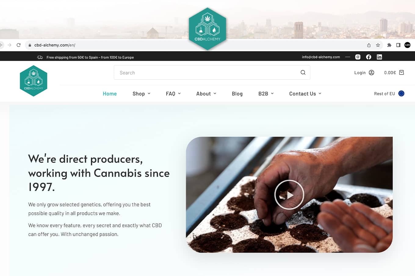 We are direct producers - CBD Alchemy