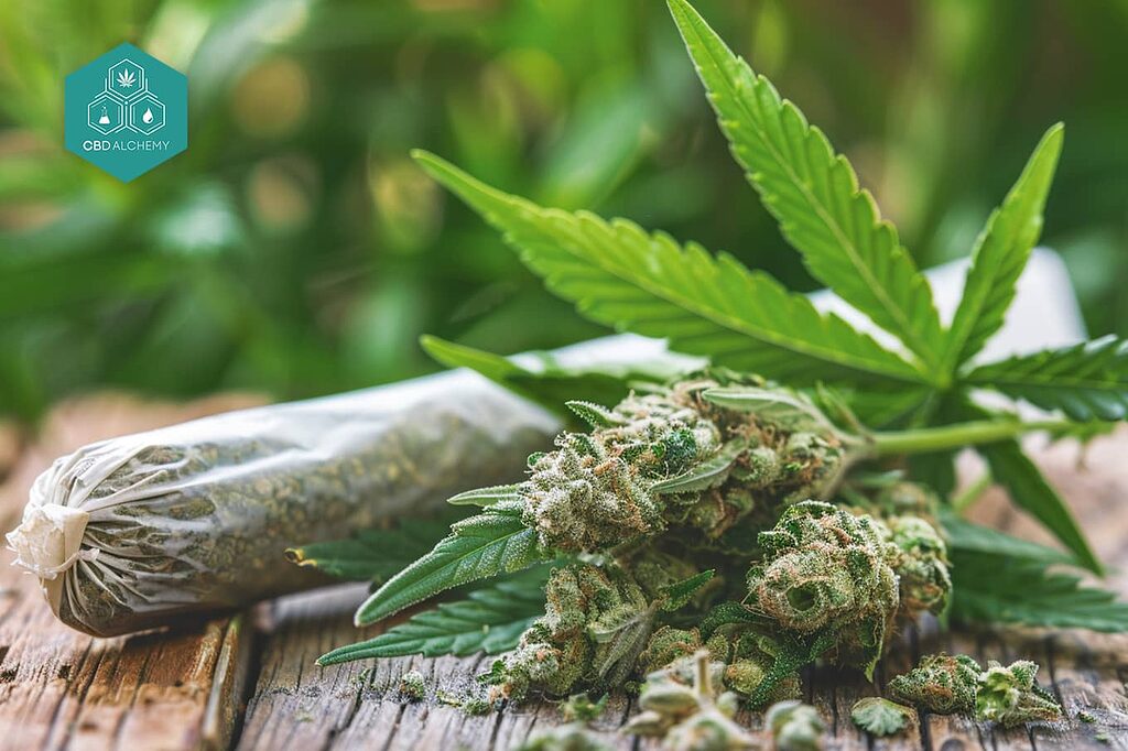 CBD flower: Ideal for smoking & culinary creations.