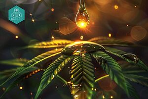 CBD oil drops for pain management.