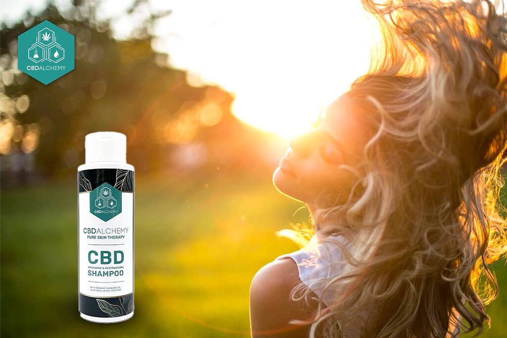 Hemp oil's moisturizing effects on hair and scalp.