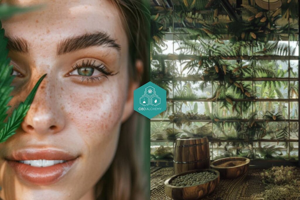 A serene setting depicting the therapeutic benefits of CBD flowers.