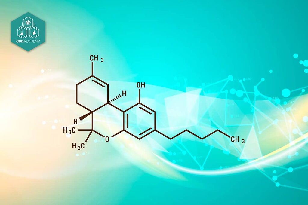 The molecular structure of Cannabidiol (CBD) differs slightly from THC, explaining its non-intoxicating properties.